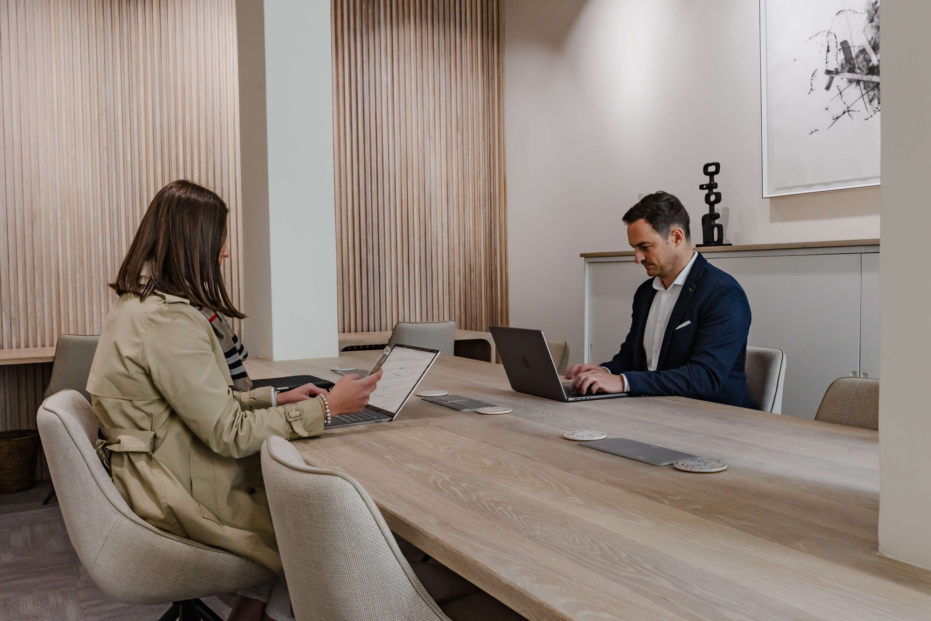 Private office at Space Case in Church Street
