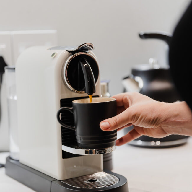 Coffee break at Space Case