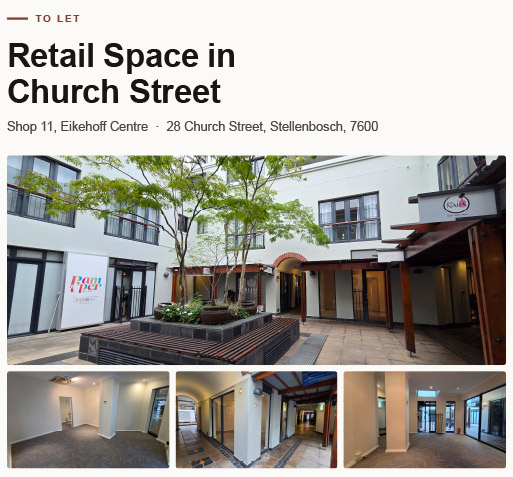 Rental space in church street